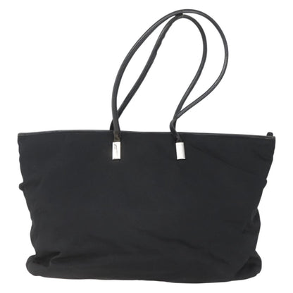 Gucci GUCCI Tote Bag Nylon Black Silver 002 2123 0455 Authentic gh1622