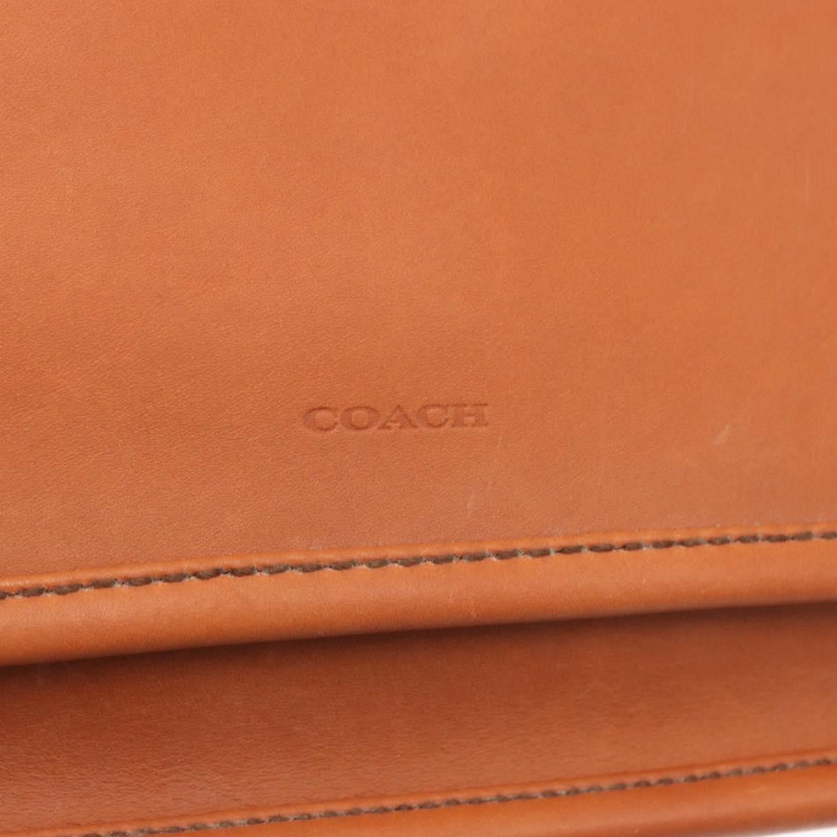 Coach Coach Body Bag Leather Brown Authentic am10204