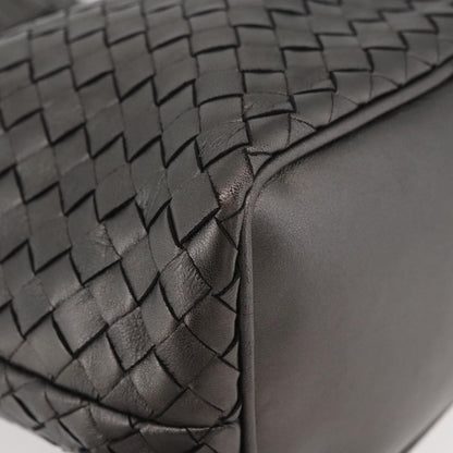 BOTTEGAVENETA BOTTEGAVENETA BOTTEGA VENETA INTRECCIATO Purse Hand Bag Leather Silver Gold Authentic 177803