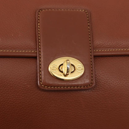 Gucci GUCCI Hand Bag Leather 2way Brown Gold 000 101 0274 Authentic ep13069