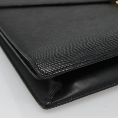 Louis Vuitton LOUIS VUITTON Epi Serviette Conseiller Business Bag Black M54422 LV Authentic bs28107