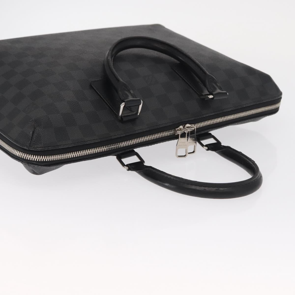 Louis Vuitton LOUIS VUITTON Damier Graphite Porte Documents Jules Bag 2way N48224 Authentic ka1086