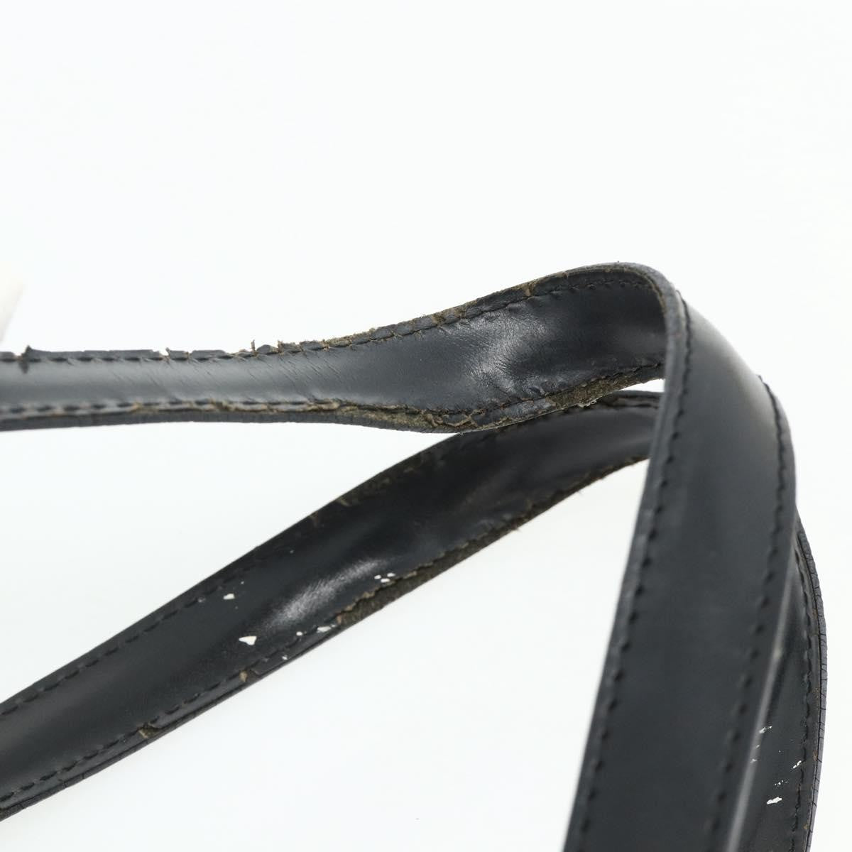Louis Vuitton LOUIS VUITTON Epi Saint Jacques Hand Bag Black M52272 LV Authentic 175051