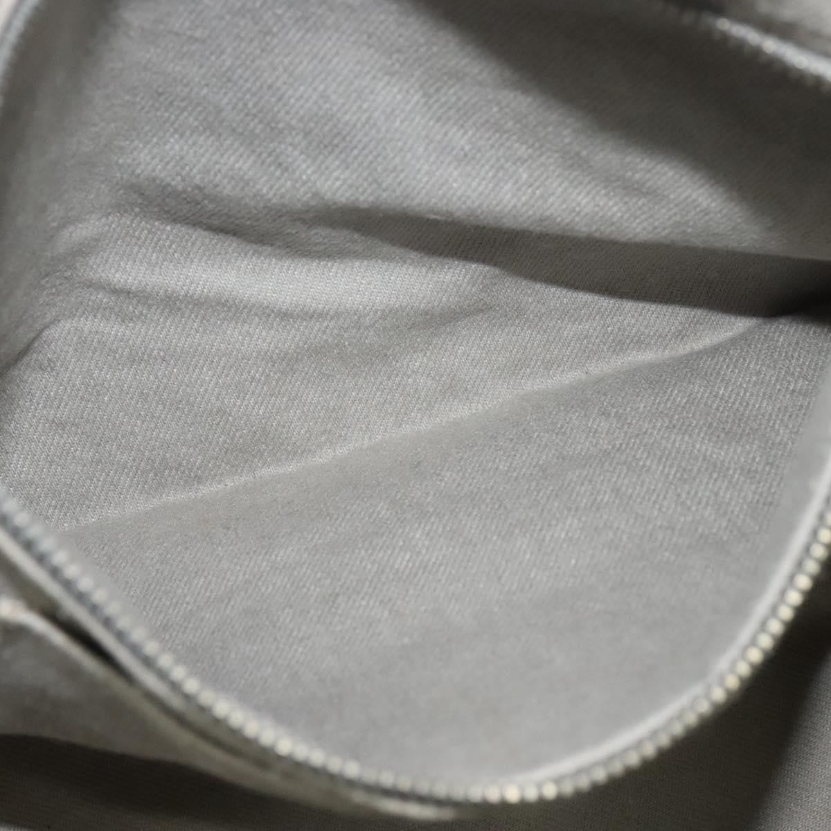 Prada PRADA Bijoux Kanapa MM Tote Bag Canvas 2way Gray Authentic 140797