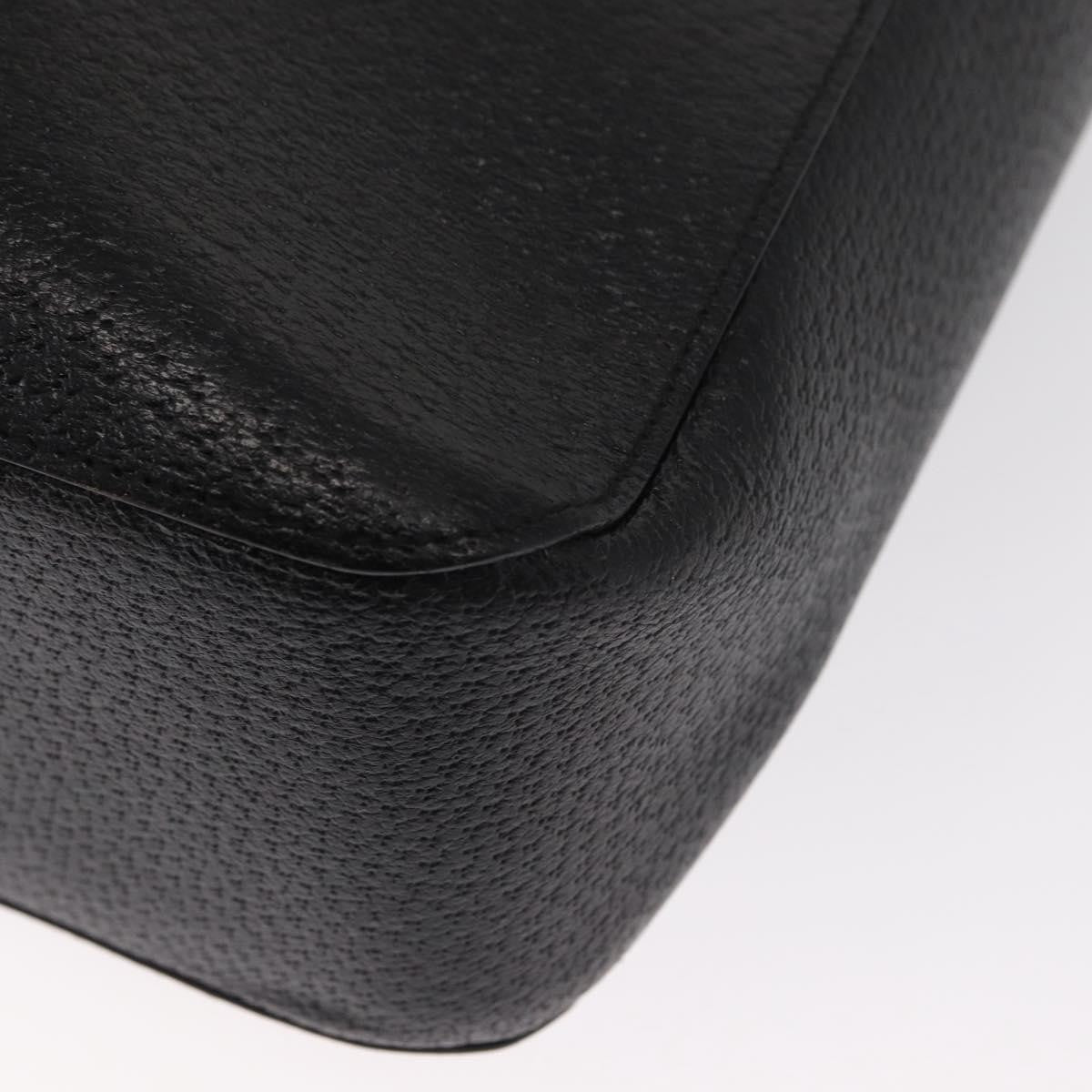 Gucci GUCCI Bamboo Tote Bag Leather Black 002 1059 Authentic 160597