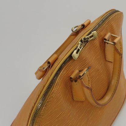 Louis Vuitton LOUIS VUITTON Epi Alma Hand Bag Yellow M52149 LV Authentic 107462