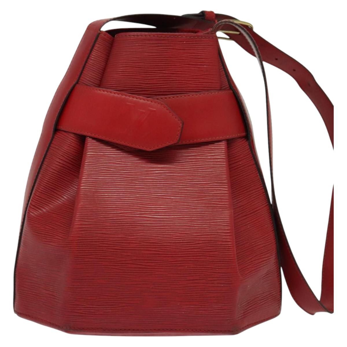 Louis Vuitton LOUIS VUITTON Epi Sac Depaule PM Shoulder Bag Red M80207 LV Authentic bs24723