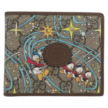 Gucci GUCCI Disney Collaboration Donald GG Supreme Wallet PVC 647937 Authentic YKZ1064M Bag