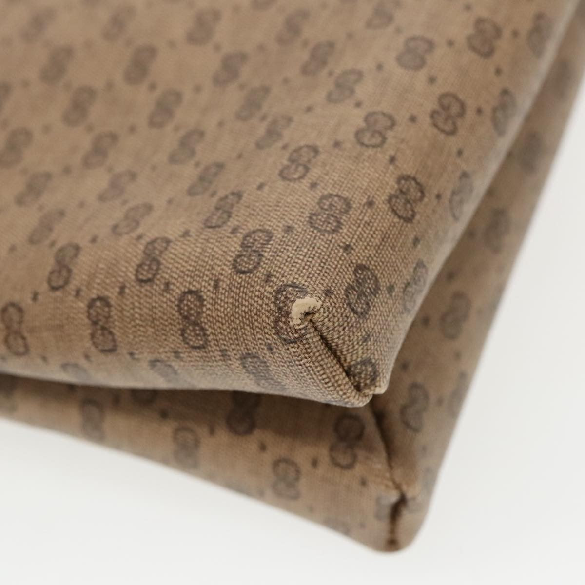 Gucci GUCCI Micro GG Supreme Shoulder Bag PVC Beige Gold 49 007 5548 Authentic th5401