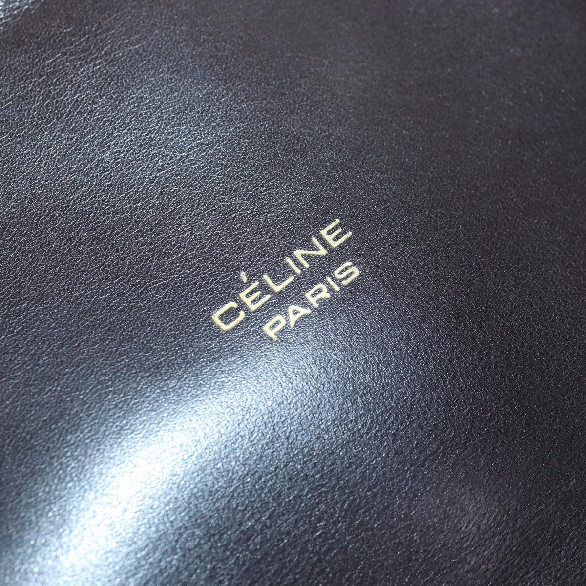 Celine CELINE C Saluki Shoulder Bag Canvas Beige Authentic 88426