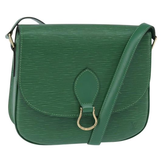 Louis Vuitton LOUIS VUITTON Epi Saint Cloud GM Shoulder Bag Green M52194 LV Authentic 147758