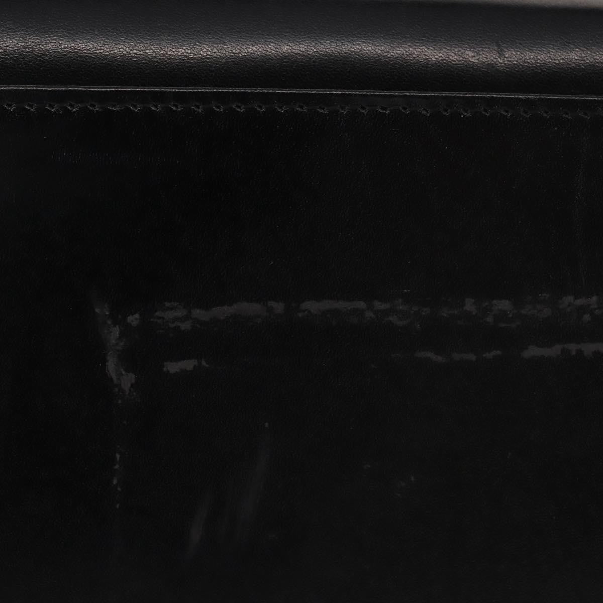 Givenchy GIVENCHY Hand Bag Leather Black Gold Authentic BA6452