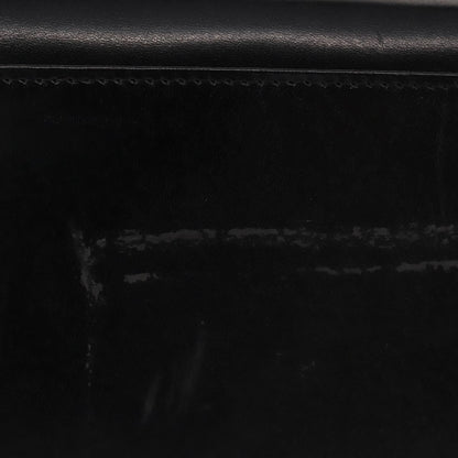 Givenchy GIVENCHY Hand Bag Leather Black Gold Authentic BA6452