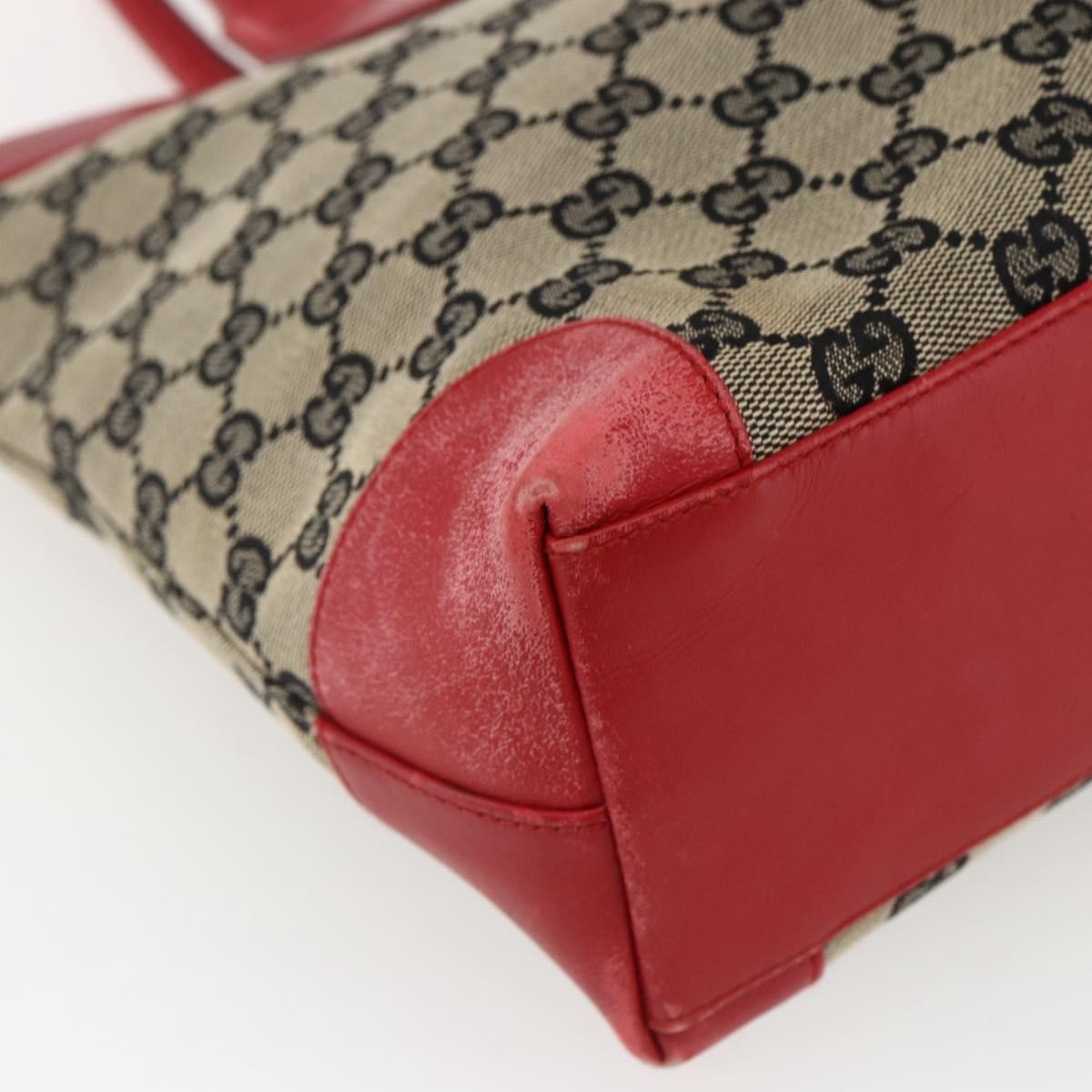 Gucci GUCCI GG Canvas Tote Bag Navy 002 1119 Authentic ep13408