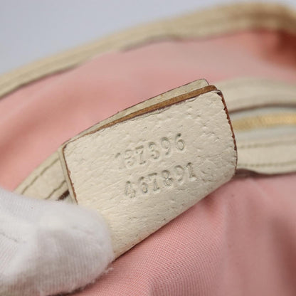 Gucci GUCCI GG Canvas Sherry Line Tote Bag Pink Gold 137396 Authentic 144533