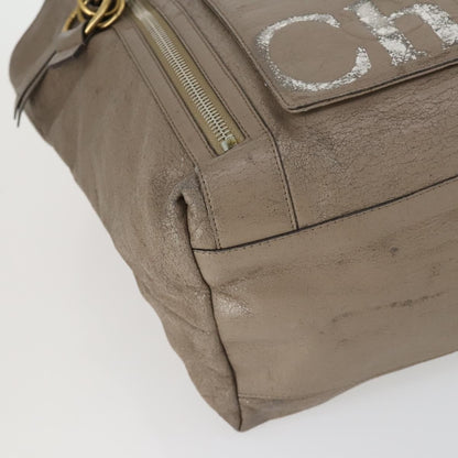 Chloé Chloé Chloe Tote Bag Leather 2 Set Black Beige Authentic bs31501