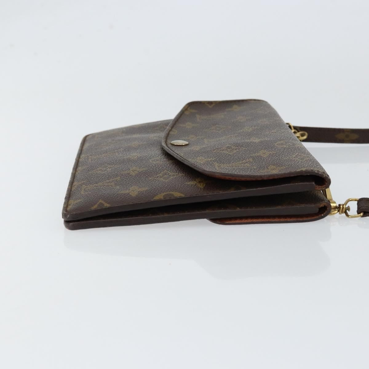 Louis Vuitton LOUIS VUITTON Monogram Double Rabat Shoulder Bag M51815 LV Authentic yk19818