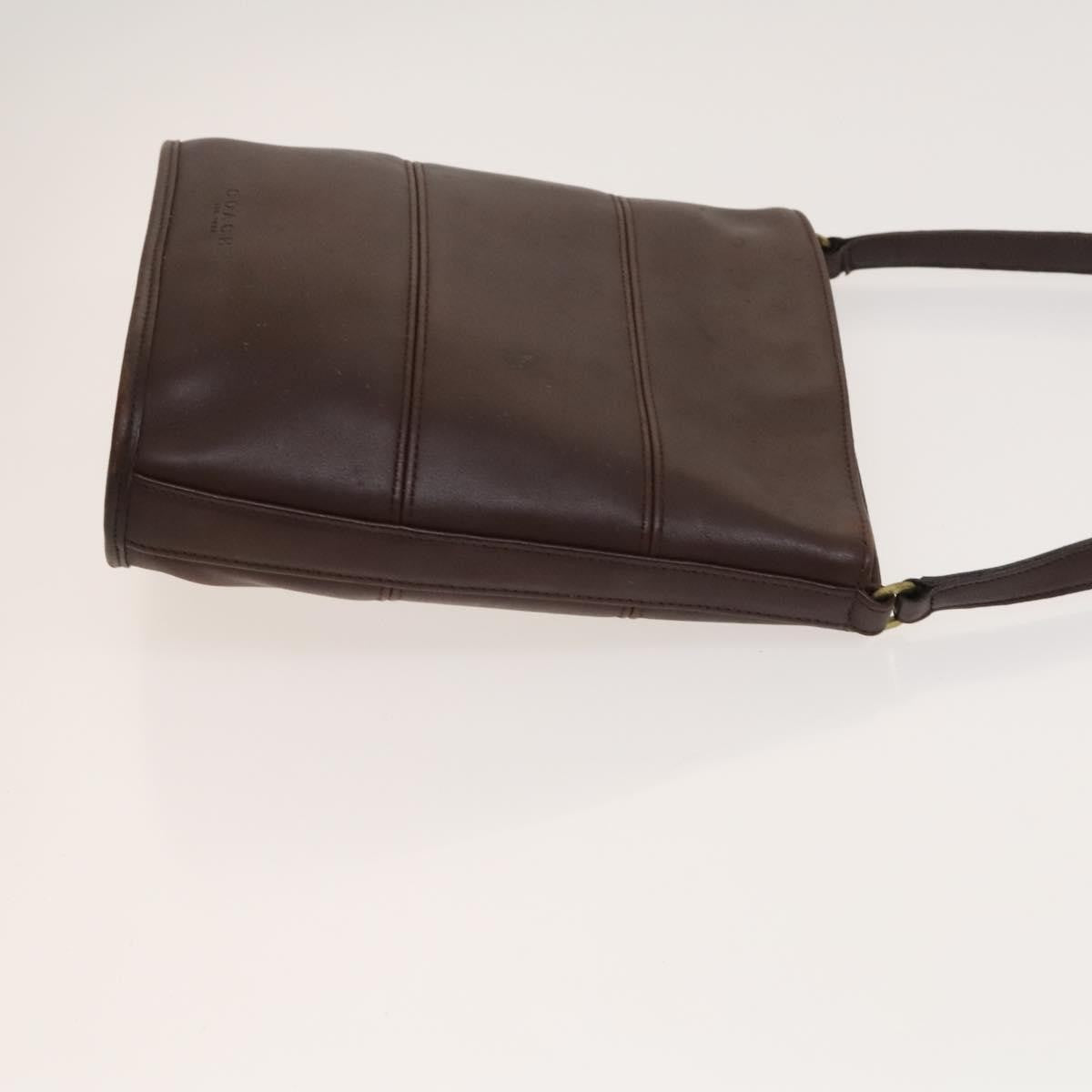 Coach Coach Shoulder Bag Leather 2 Set Brown Light Beige Authentic am8664