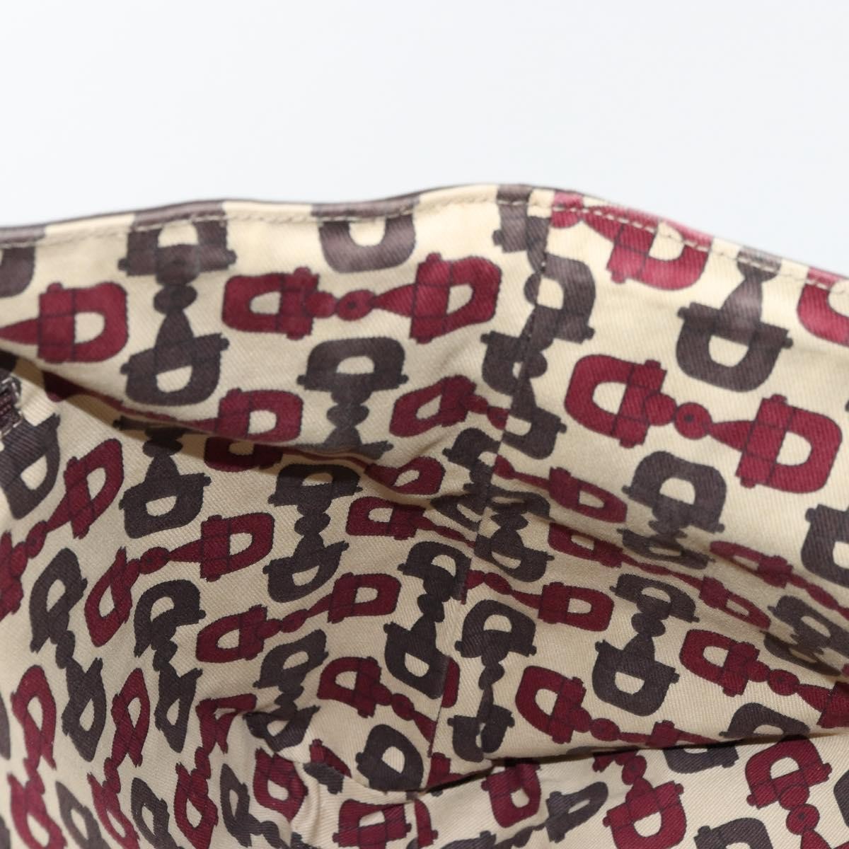 Gucci GUCCI GG Canvas Guccissima Tote Bag Leather Brown Gold 141472 Authentic 176366