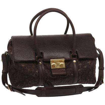 Louis Vuitton LOUIS VUITTON Monogram Volupte Psyche Hand Bag 2way Bordeaux M93475 Authentic bs12168