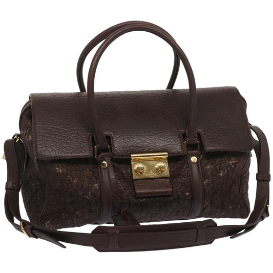 Louis Vuitton LOUIS VUITTON Monogram Volupte Psyche Hand Bag 2way Bordeaux M93475 Authentic bs12168
