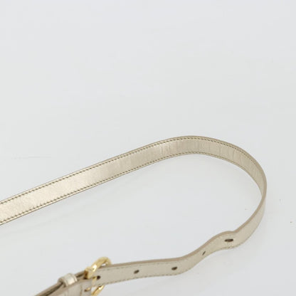 Salvatore Ferragamo Salvatore Ferragamo Sofia Gancini Hand Bag Leather 2way Gold Authentic 179912A