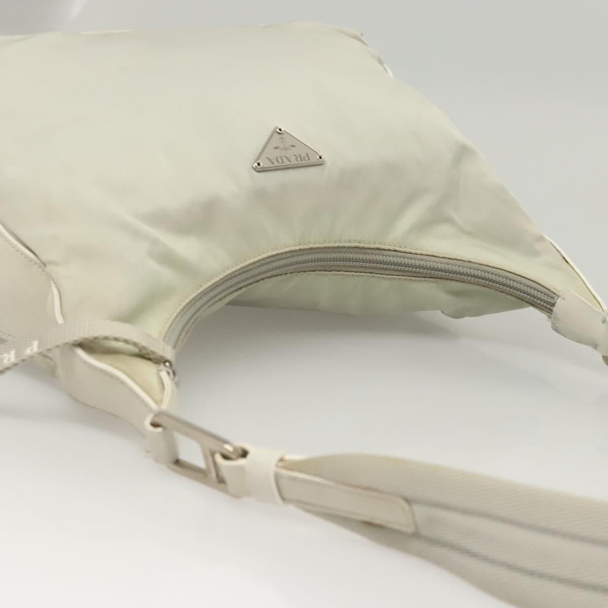 Prada PRADA Shoulder Bag Nylon Silver Gray Authentic 123869