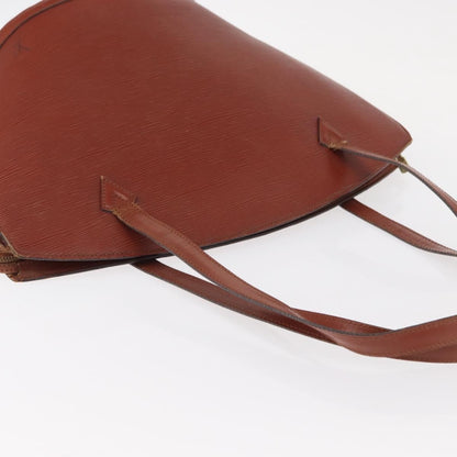 Louis Vuitton LOUIS VUITTON Epi Saint Jacques Shopping Bag Brown M52263 LV Authentic BA8091