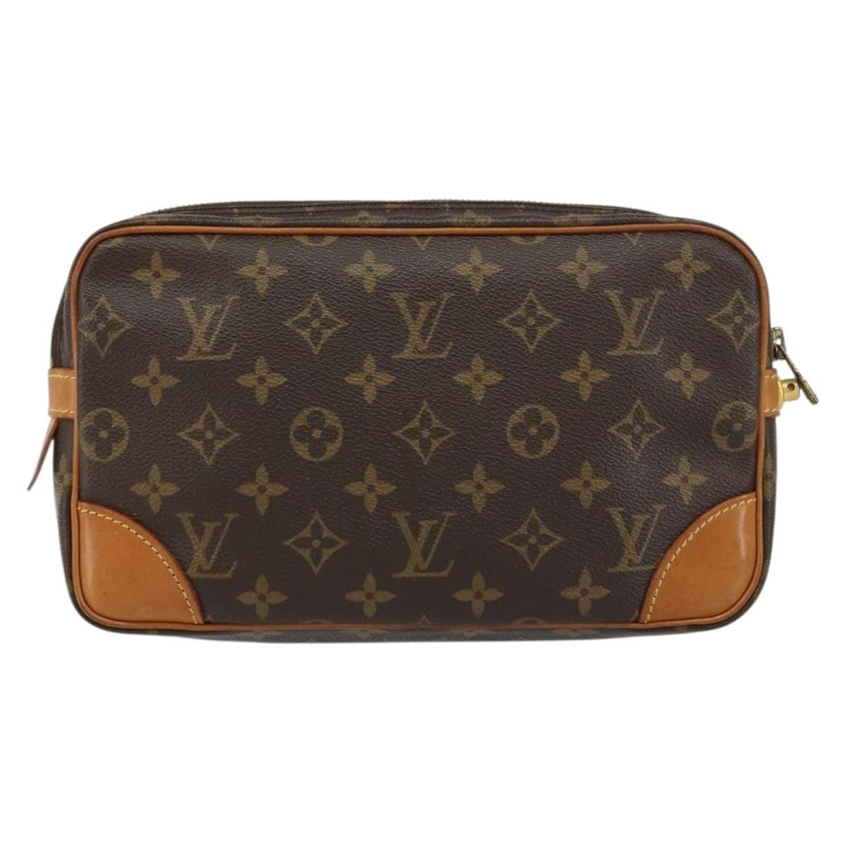 Louis Vuitton LOUIS VUITTON Monogram Marly Dragonne GM Clutch Bag M51825 LV Authentic gh1586
