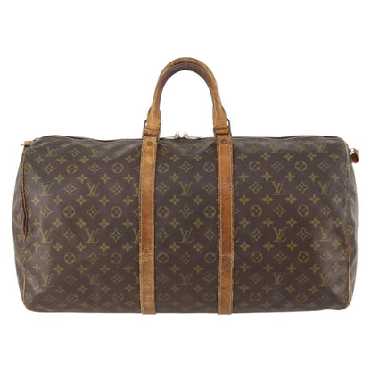 Louis Vuitton LOUIS VUITTON Monogram Keepall 55 Boston Bag M41424 LV Authentic 178233