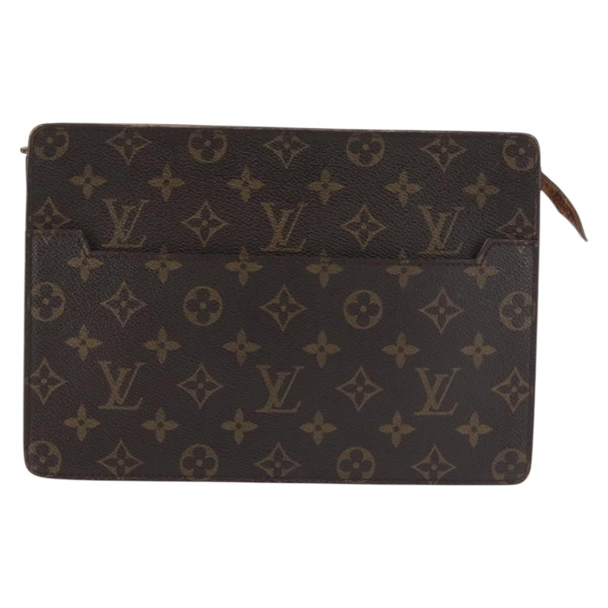 Louis Vuitton LOUIS VUITTON Monogram Pochette Homme Clutch Bag M51795 LV Authentic 142513