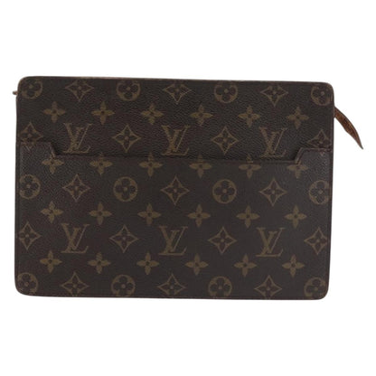 Louis Vuitton LOUIS VUITTON Monogram Pochette Homme Clutch Bag M51795 LV Authentic 142513
