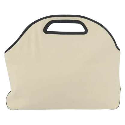 Loewe LOEWE Hand Bag Canvas Leather Beige Gold Authentic 174611
