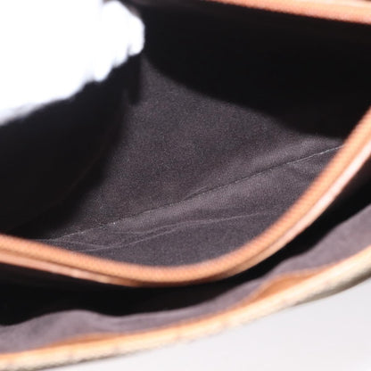 Gucci GUCCI GG Canvas Bamboo Tote Bag Beige 112526 Authentic ep12821