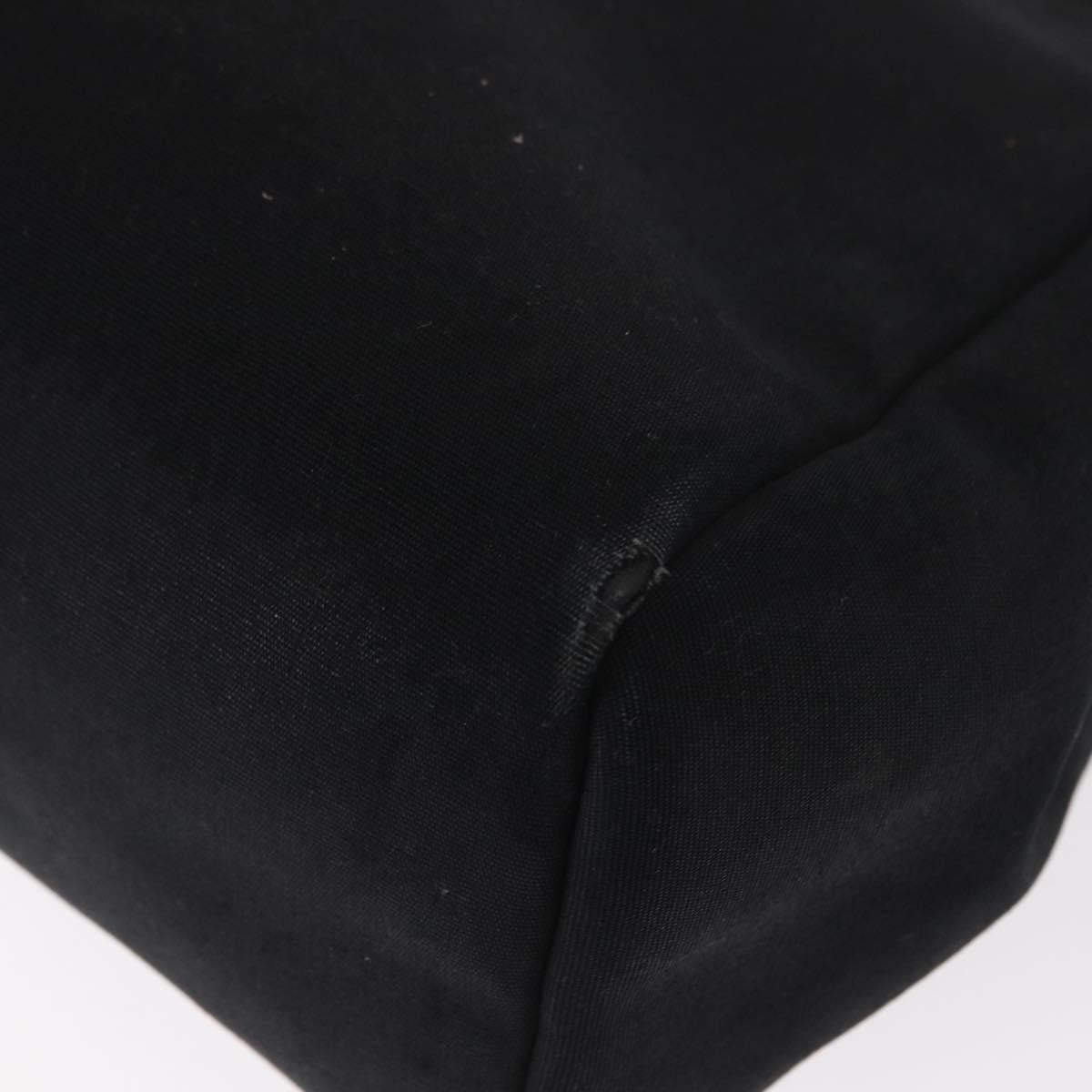 Hermès Hermès HERMES Herbag MM Hand Bag Canvas Leather Black Silver Authentic gh1501