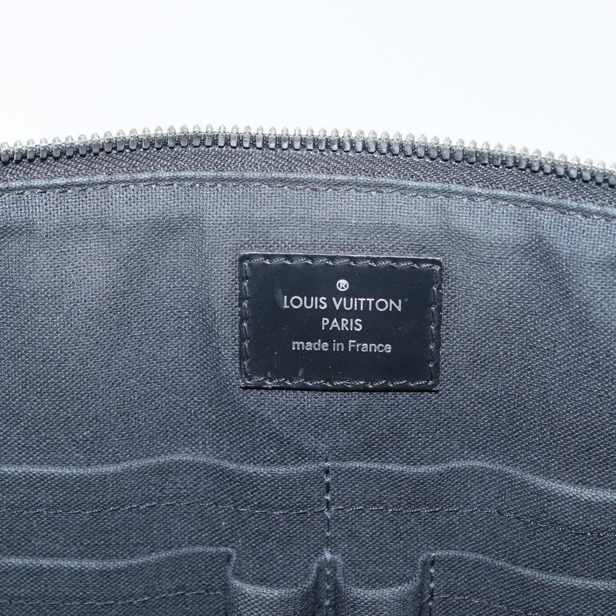 Louis Vuitton LOUIS VUITTON Damier Graphite Porte Documents Jules Bag 2way N48224 Authentic ka1086