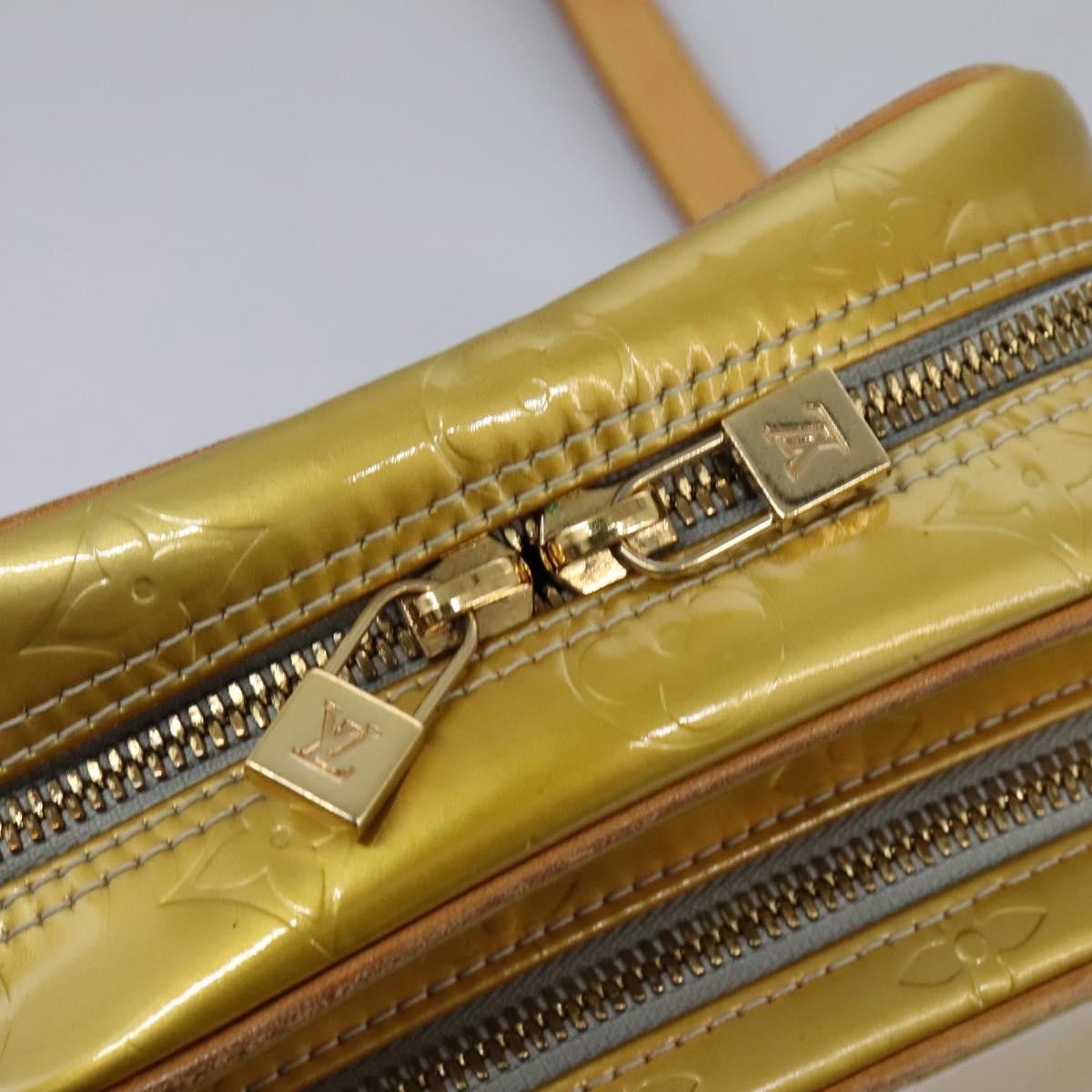Louis Vuitton LOUIS VUITTON Monogram Vernis Wooster Shoulder Bag Gris M91036 LV Authentic ep7979