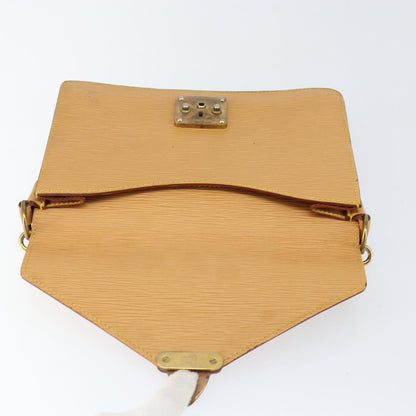 Louis Vuitton LOUIS VUITTON Epi Biface Hand Bag 2way Beige LV Authentic bs30897