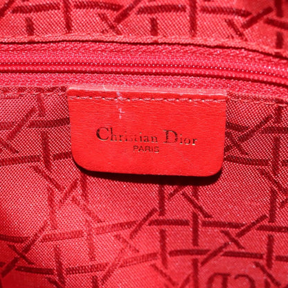 Dior Christian Dior Canage Tote Bag Nylon 2way Black Gold Authentic 140681