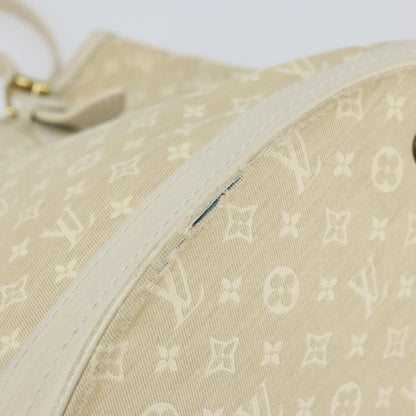 Louis Vuitton LOUIS VUITTON Monogram Mini Lin Bucket PM Shoulder Bag Dunne M95316 Authentic 153514