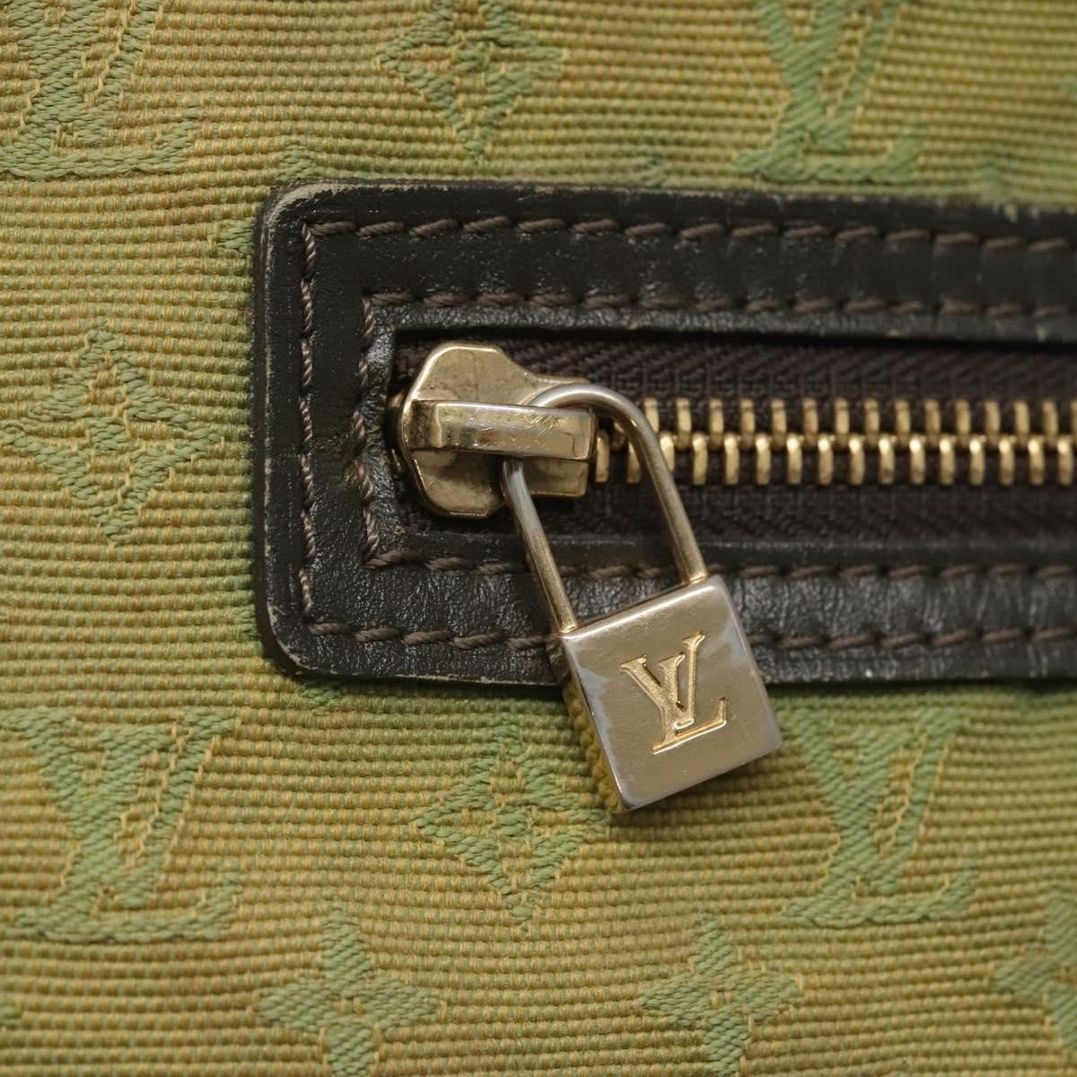 Louis Vuitton LOUIS VUITTON Monogram Mini Lucille GM Tote Bag TST Khaki M92681 LV Authentic th5875