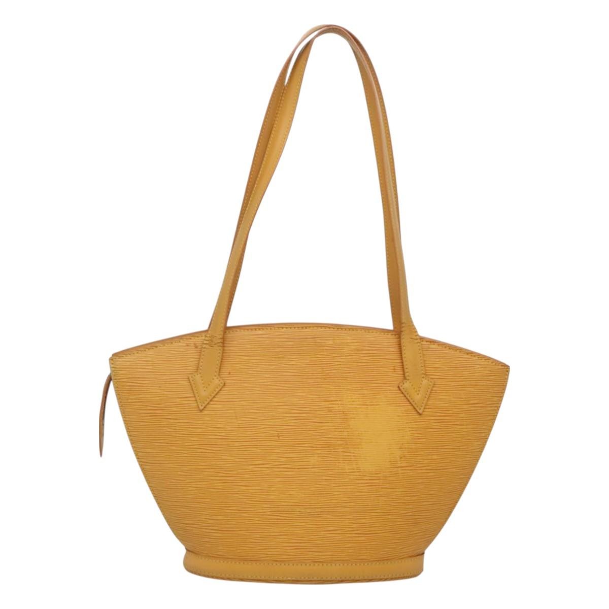 Louis Vuitton LOUIS VUITTON Epi Saint Jacques Poignees Long Bag Yellow M52339 LV Authentic BA2562