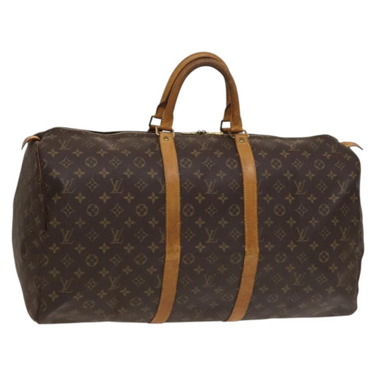 Louis Vuitton LOUIS VUITTON Monogram Keepall 55 Boston Bag M41424 LV Authentic 131773