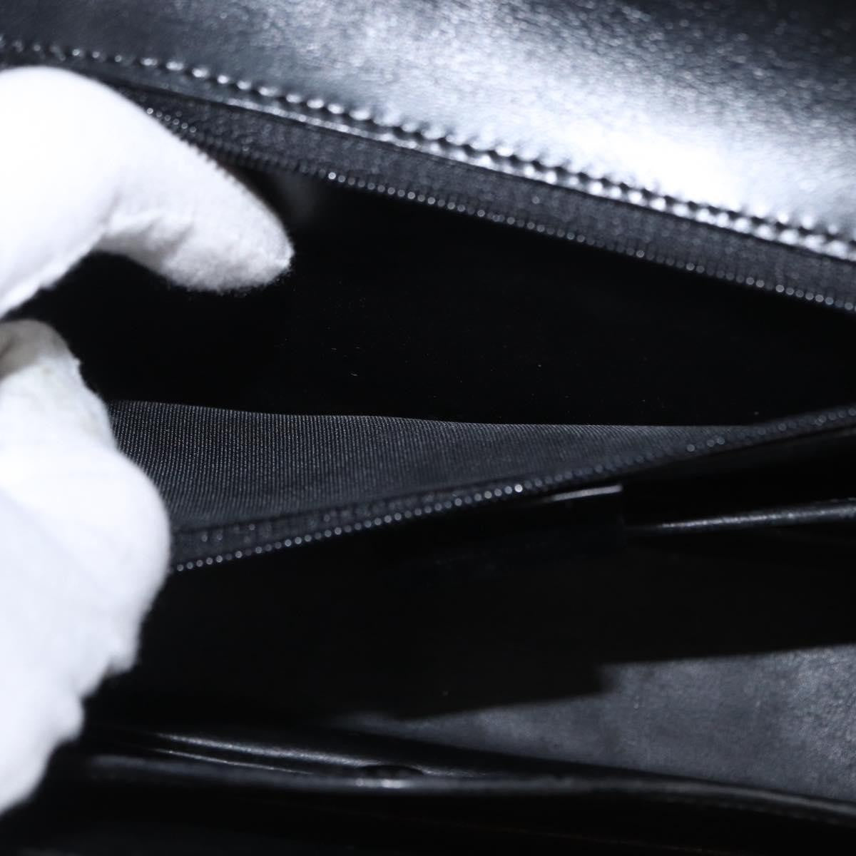 Gucci GUCCI Hand Bag Suede Black Authentic 153123