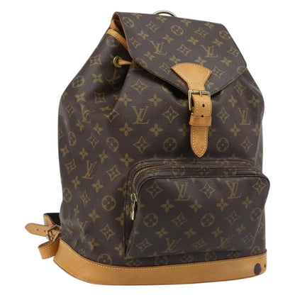 Louis Vuitton LOUIS VUITTON Monogram Montsouris GM Backpack M51135 LV Authentic ARZ520A Bag