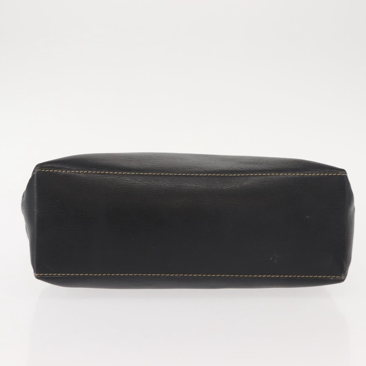 Loewe LOEWE Velazquez Hand Bag Leather Suede Brown Black gold Authentic 149533
