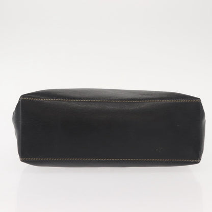 Loewe LOEWE Velazquez Hand Bag Leather Suede Brown Black gold Authentic 149533