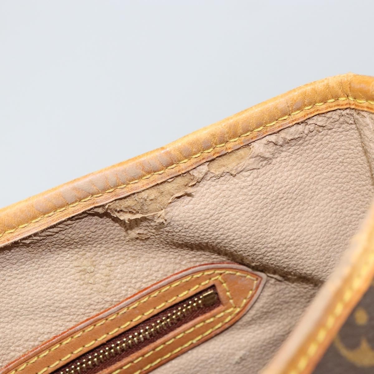 Louis Vuitton LOUIS VUITTON Monogram Bucket GM Shoulder Bag M42236 LV Authentic 156566