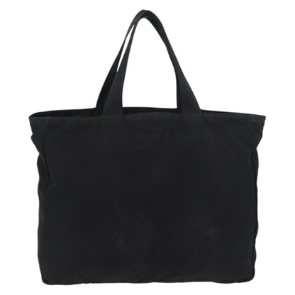 Prada PRADA Tote Bag Nylon Black Silver Authentic bs29615