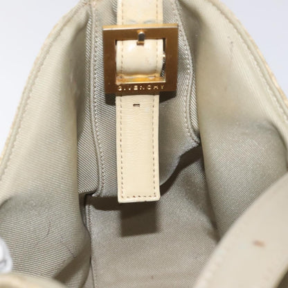 Givenchy GIVENCHY Staggered Pattern Shoulder Bag Canvas Beige Authentic 130221